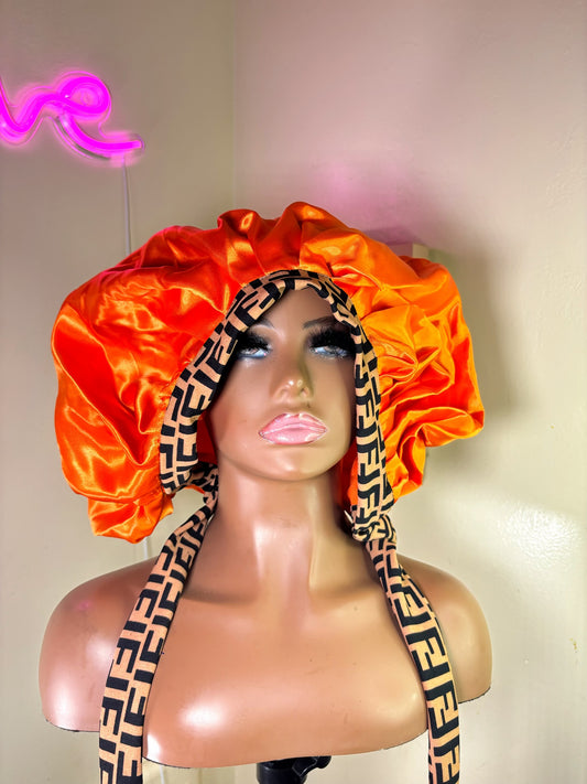 XL West African Pure Silk Handmade Hair Bonnet