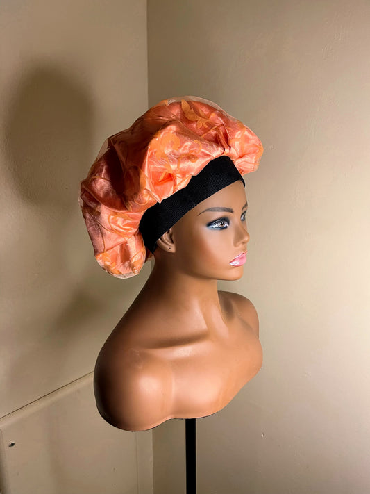 West African Handmade Pure Silk Hair Bonnet