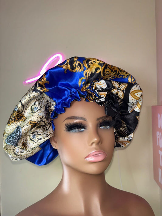 West African Handmade Pure Silk Hair Bonnet